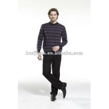 stylish Men's formal cashmere sweater round neck